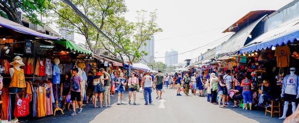 Chatuchak Weekend Market di Bangkok - Thailand